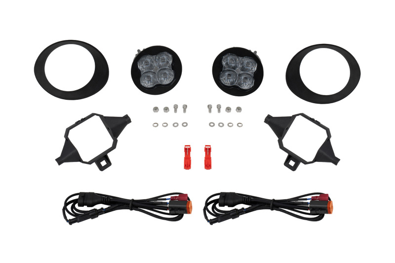 Toyota Sequoia Fog Light Kit - Diode Dynamics - SS3 LED Foxbeam Dual-Color - Selectable 6000K white and 3000K yellow - `00-`07